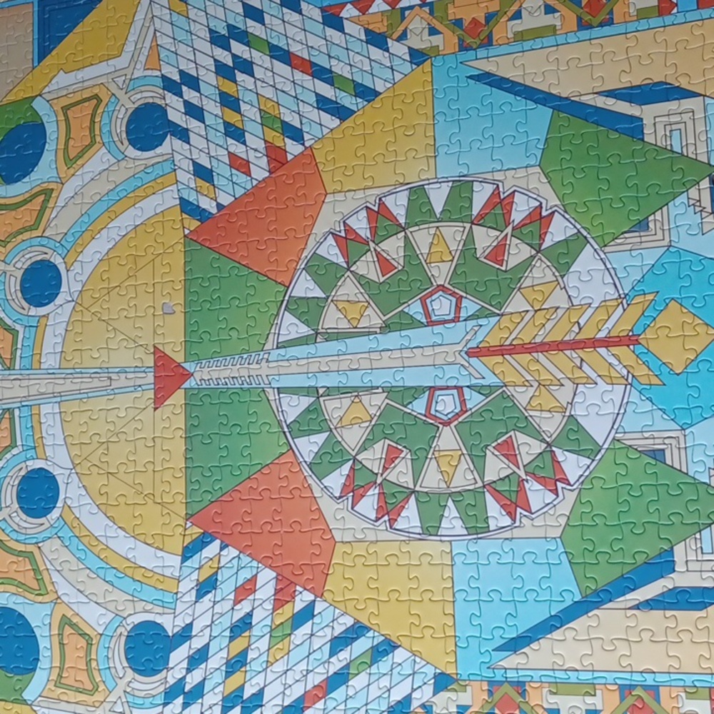 🧩Peacock Carpet Puzzle - 1000 Pieces - Picture 4 of 6